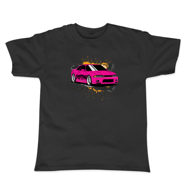 Supra Baskılı Siyah T-Shirt