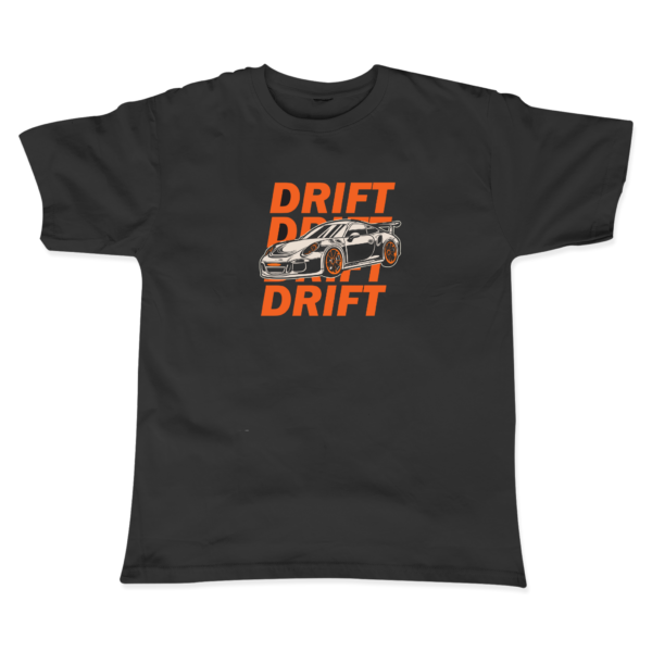 911 GT-3 RS Baskılı Siyah T-Shirt