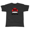 Japon Drift Baskılı Siyah T-Shirt
