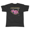 R34 Baskılı Siyah T-Shirt