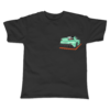 Lancer Evo X Baskılı Siyah T-Shirt